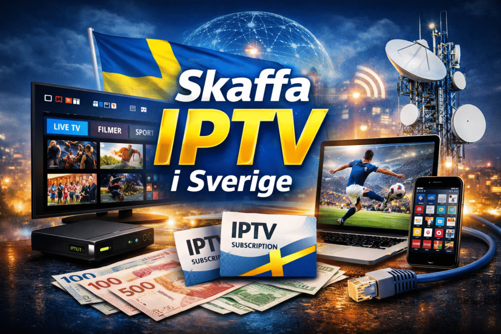 skaffa iptv i sverige guide – iptv abonnemang och streaming på smart tv