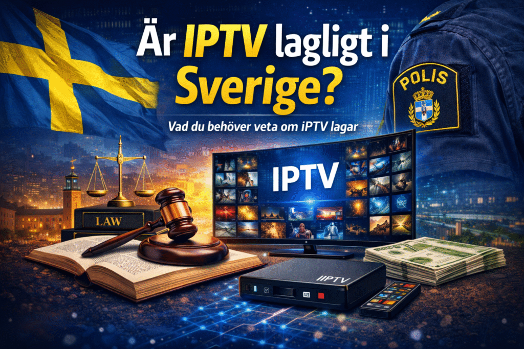 är iptv lagligt i sverige guide – nordic iptv streaming och iptv sverige tjänst på smart tv