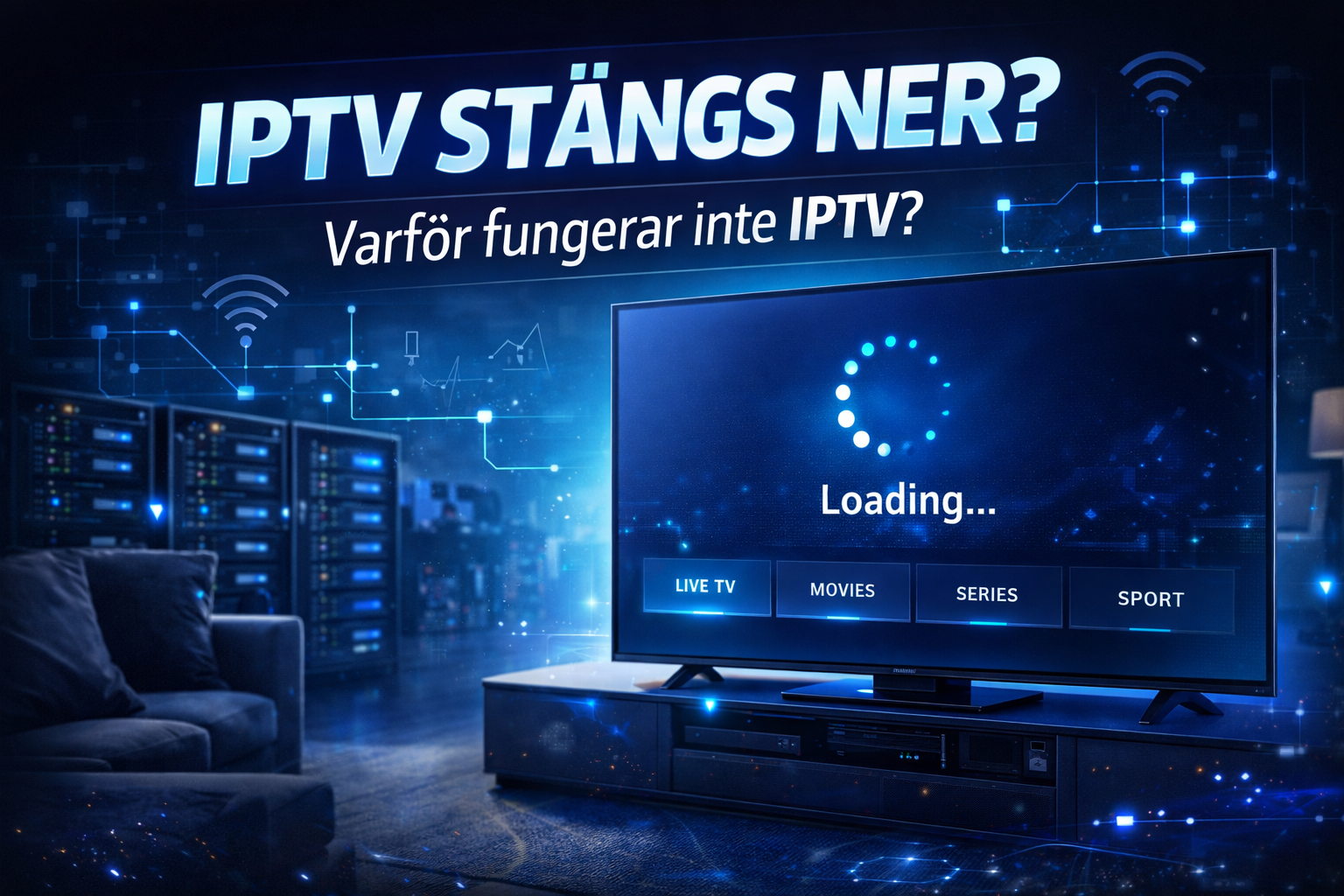 varför iptv stängs ner och vanliga iptv problem när iptv inte fungerar