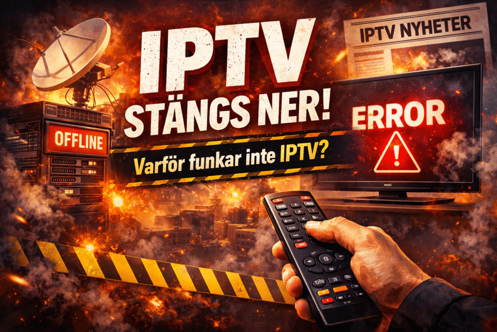 iptv stängs ner varför fungerar inte iptv streaming problem på smart tv