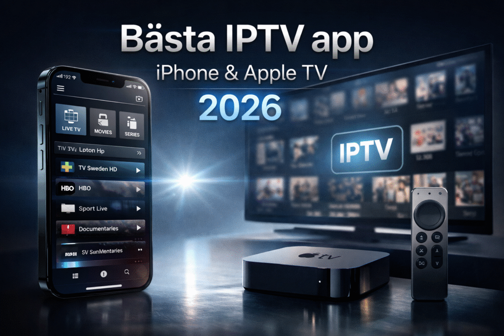 bästa iptv app iphone för ios och apple tv med iptv streaming och iptv appar