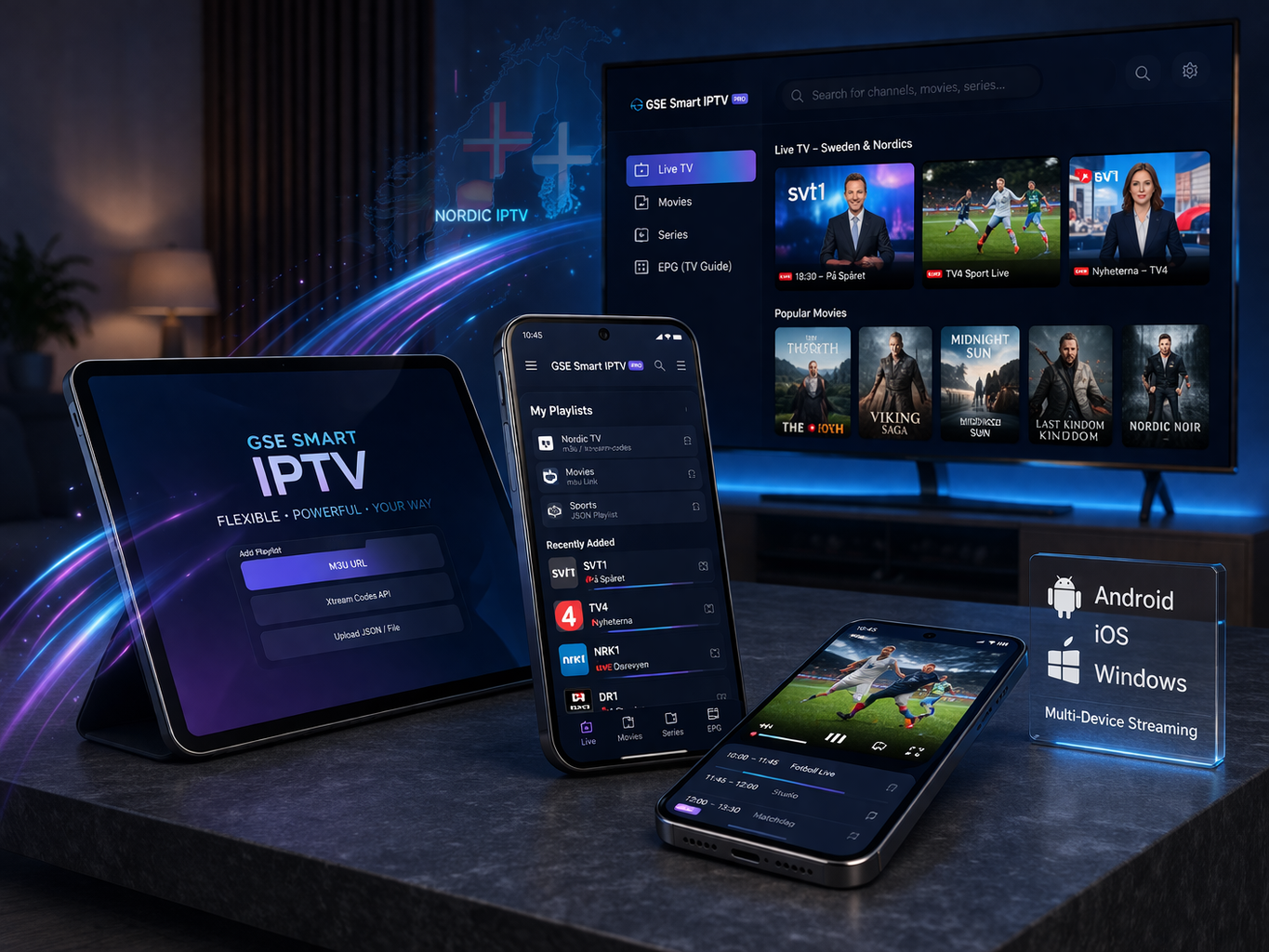 GSE IPTV installation och setup med bästa IPTV abonnemang i Sverige