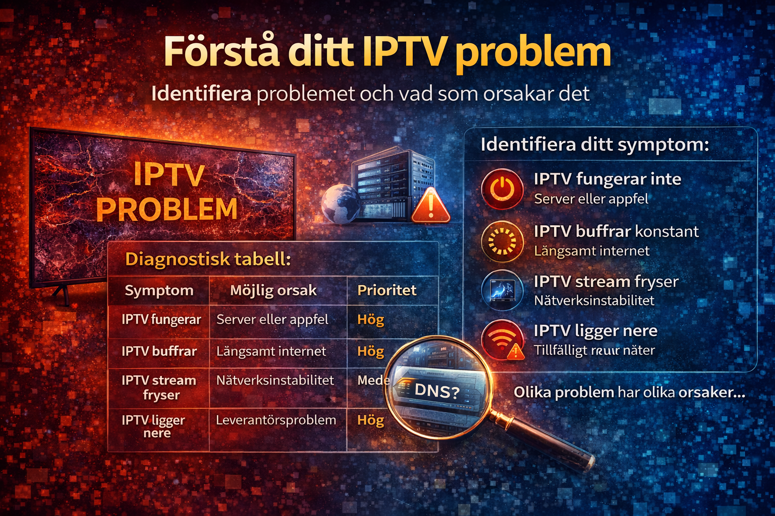 hur man identifierar iptv problem som buffring streaming fel och iptv fungerar inte