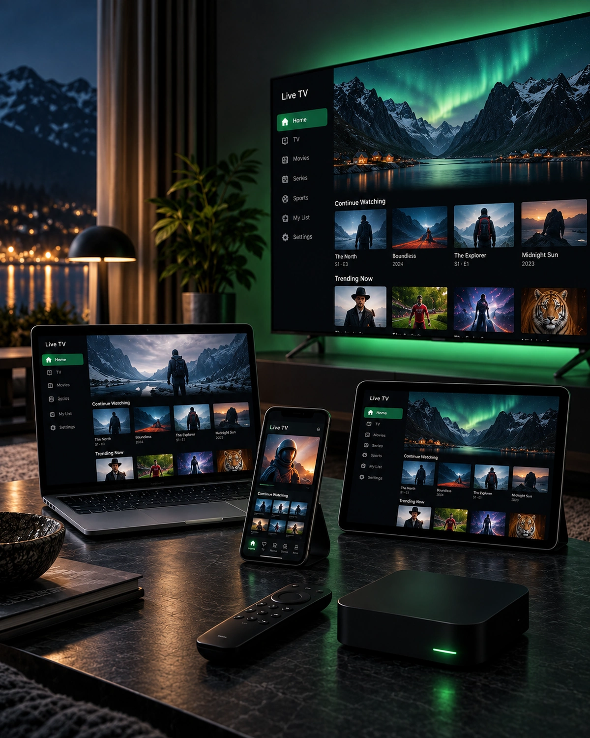 Bästa IPTV appen på Smart TV mobil och streaming-enheter